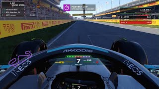 F1 22 Spain World Record Hotlap 115937  Setup [upl. by Kos]