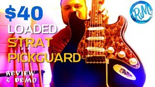 40 Loaded Strat Pickguard review [upl. by Elttil454]