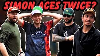 HOW MANY ACES IN 9 HOLES w SIMON LIZOTTE BIG JERM amp ULI [upl. by Clement147]