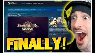 SUMMONERS WAR ON PC ON STEAM [upl. by Natsirt]