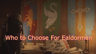 Who Should you Choose for Ealdorman of Lincoln in Lincolnshire  Assassins Creed Valhalla [upl. by Ullund336]