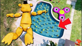 CAN FREDDY SKYDIVE STUNT INTO A POOL OF CHICAS GTA 5 Mods RedHatter [upl. by Sileas]