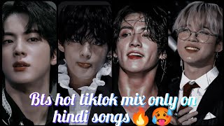 Bts tiktok hindi mix🥵🔥🔥old songsnew beatpunjabinew song mixreels compilation🦩 [upl. by Desmond]