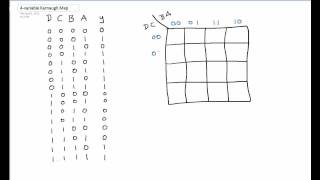 Karnaugh Map Tutorial 4 Variable [upl. by Kori]