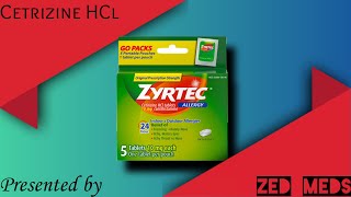 Cetirizine hydrochloride 10 mg tablet  cetirizine tablet  zyrtec 10 mg  Cetirizine tablet uses [upl. by Race107]