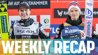 Weekly Recap 12  Klinec Granerud top Raw Air standings ahead of Vikersund  FIS Ski Jumping [upl. by Nodnal]