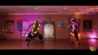 Nageswary arts kampar  Muniswarar VS Kaliamma dance with 2 wonderful dancers [upl. by Noma]