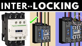 Contactor Interlocking Wiring Explained in Hindi II What is interlocking in RelaysContactorPLC [upl. by Solohcin128]