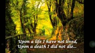 Upon a life I did not live Lyrics  Indelible Grace [upl. by Aizatsana]