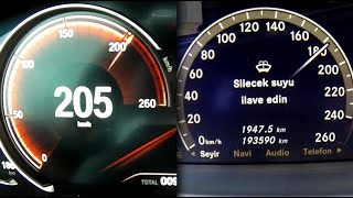 BMW 530i v Mercedes S320 CDI  Acceleration Comparison [upl. by Eelnodnarb]