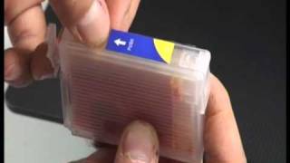 EPSON refillable cartridges refill instruction [upl. by Jer480]