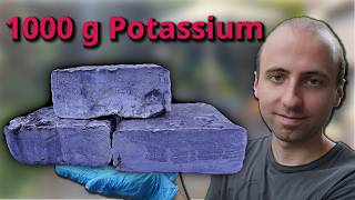 How I Mass Produced Potassium Metal In The Backyard [upl. by Stannwood708]