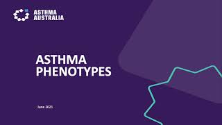 Asthma Phenotypes [upl. by Eeleimaj]