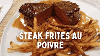 STEAK FRITES AU POIVRE  Easy Recipe [upl. by Katha]