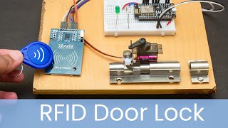 Arduino RFID Door Lock  With ESP8266 [upl. by Ilyse]