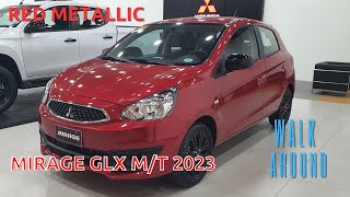 2023 Mitsubishi Mirage GLX MT Red Metallic [upl. by Rialc]