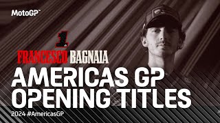 MotoGP™ 2024 AmericasGP Opening Titles 🇺🇸 [upl. by Leoy]