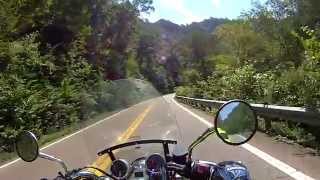 Ocoee River road on a Vulcan 750 [upl. by Chemush]