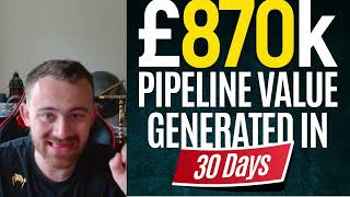 £870k Pipeline Generated In 30 Days  B2B European SaaS [upl. by Aiclid]