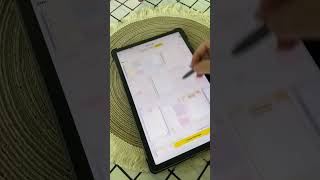 Schedule Planner App  Make Planner Easy journal planner goodnotes schedule digitalplanner [upl. by Geanine403]