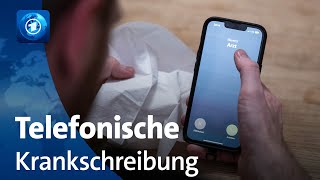 Telefonische Krankschreibung wieder möglich [upl. by Ranice]