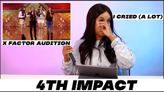 4th Power 4th Impact X Factor UK 2015 Audition  Bang Bang REACTION [upl. by Franci]