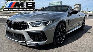 2022 BMW M8 Competition Convertible Walkaround POV Review  Loud Exhaust Sound [upl. by Gnes]