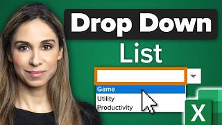 Create SMART Drop Down Lists in Excel with Data Validation [upl. by Nich]