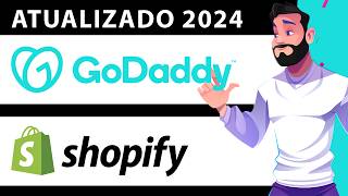 Como usar o Domínio da Godaddy no Shopify ATUALIZADO 2024 [upl. by Balmuth107]