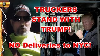 Trucker boycott SLAMS NYC after Trump gets fined 355 Million [upl. by Gorga90]