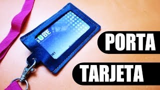 DIY Porta tarjeta o credencial [upl. by Nahsab]