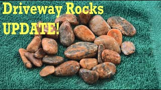 Update on tumbling gravel rocks from our Wyoming driveway thefinders rockhounding [upl. by Aihcila]