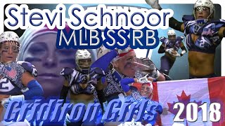 LFL 2018 Highlights  Stevi Schnoor Highlights  Gridiron Girls [upl. by Kire922]