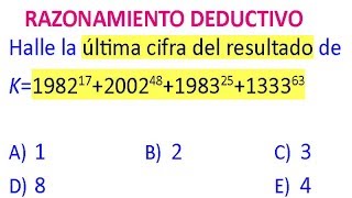 Razonamiento Matemático Deductivo Problemas Resueltos [upl. by Atiuqes]