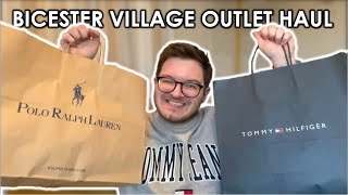 BICESTER VILLAGE OUTLET HAUL  Polo Ralph Lauren and Tommy Hilfiger [upl. by Yltneb]