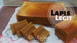 RESEP ASLI LAPIS LEGIT YANG LEMBUT DAN BASAH [upl. by Jehiah]