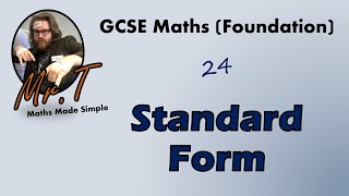 Standard Form  GCSE Maths Foundation [upl. by Ahsieyt]