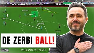 Roberto De Zerbi NEW 424  EXCITING BuildUp Play  FM23 TACTICS  FOOTBALL MANAGER 2023 [upl. by Erbe487]