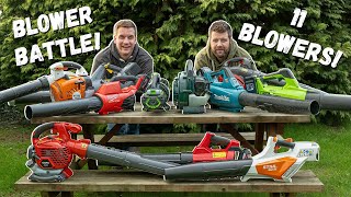 We test 11 Handheld Leaf Blowers  Which One Would You Choose [upl. by Klina186]