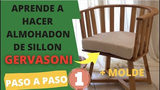 ALMOHADON para SILLON GERVASONI  CAPITULO 1 TapiceriaTapivic [upl. by Stockwell]