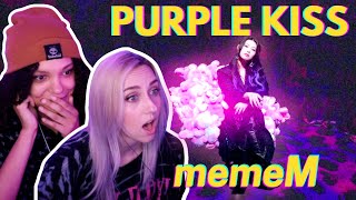 COUPLE REACTS TO 퍼플키스PURPLE KISS memeM 맴맴 MV [upl. by Melisse]