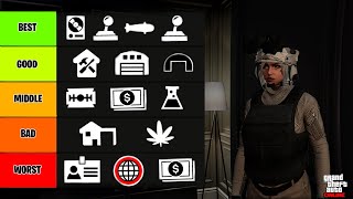 Ranking EVERY Business in GTA Online 2024 [upl. by Yolane]