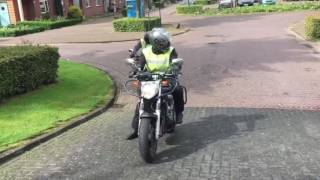 Verkeersschool Weber mijn eerste motorrijles en ook mijn laatste Motorles  geslaagd [upl. by Ashford]