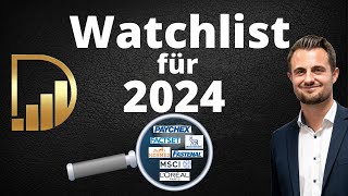 Meine Watchlist für das Jahr 2024  Diese Aktien kaufe ich als nächstes [upl. by Nymzaj]