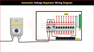 AC Voltage Regulator Wiring Diagram electrical engineering electrician [upl. by Dennett]