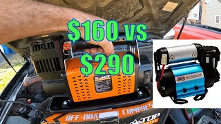 ALLTOP 12v Portable Air Compressor Review vs ARB CKMA12 [upl. by Virgil]