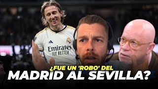 😳 ¿ROBO DEL REAL MADRID AL SEVILLA  Saltan chispas en el debate de SportPlus [upl. by Oirasan599]