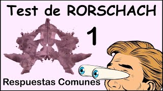 Test de Rorschach Respuestas Comunes  Láminas 1 y 2 [upl. by Ninerb]