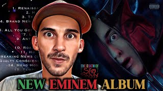 The Death of Slim Shady Coupe De Grâce  Eminem REACTION FULL ALBUM [upl. by Antin]