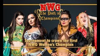 NWG Path Of Champions Amira VS Lara Wild VS Domiziana Roy VS Darcy Stone NWG Women Champion Matc [upl. by Haines520]